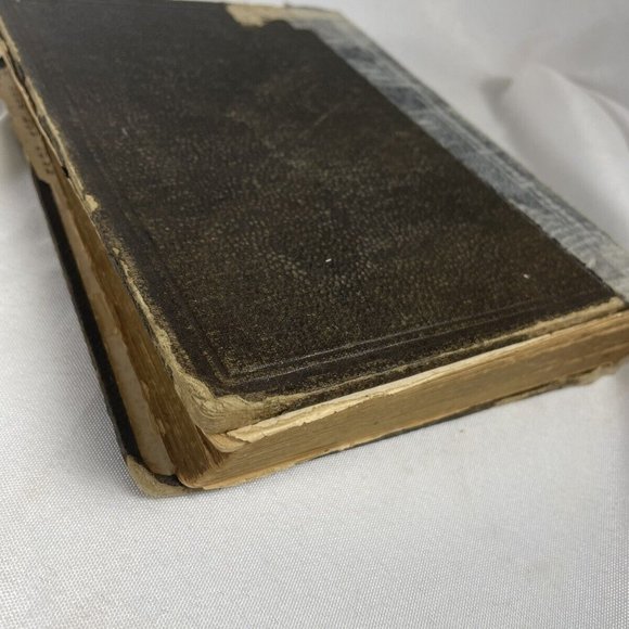 Bible THE NEW TESTAMENT OF OUR LORD AND SAVIOR JESUS CHRIST  1875 Damage - Picture 4 of 10